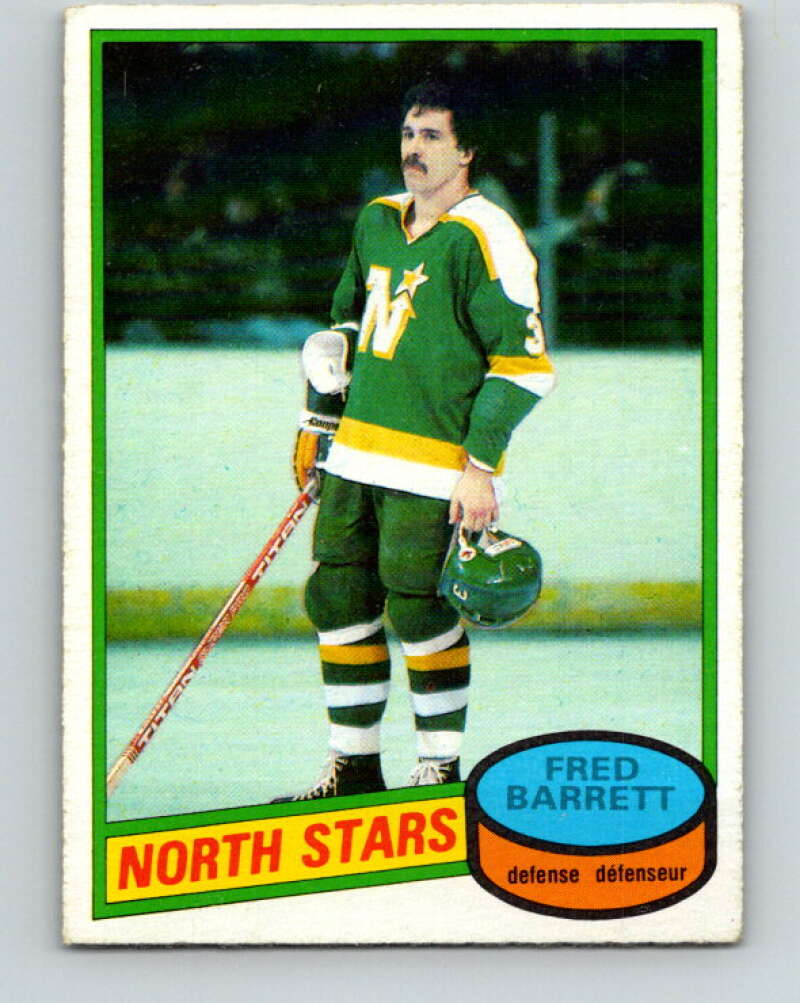 1980-81 O-Pee-Chee #253 Fred Barrett  Minnesota North Stars  V39636