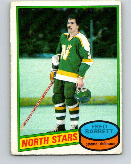 1980-81 O-Pee-Chee #253 Fred Barrett  Minnesota North Stars  V39638