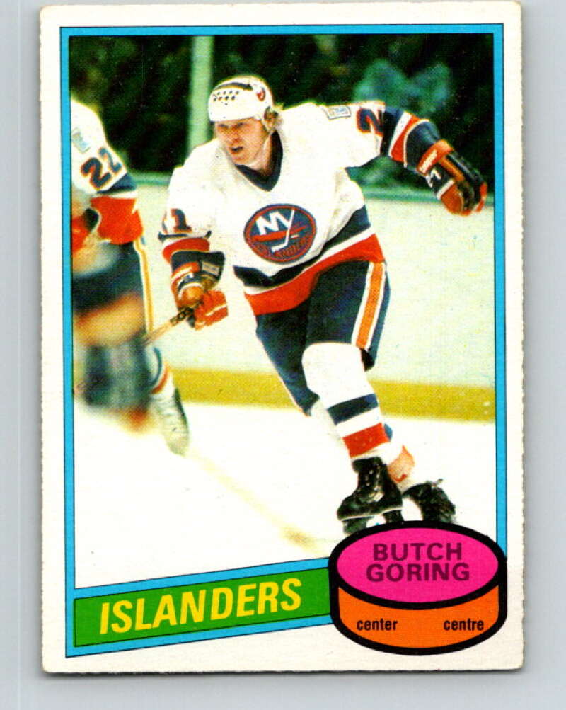 1980-81 O-Pee-Chee #254 Butch Goring  New York Islanders  V39650