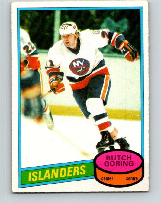 1980-81 O-Pee-Chee #254 Butch Goring  New York Islanders  V39650