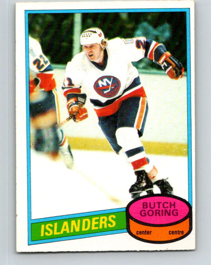 1980-81 O-Pee-Chee #254 Butch Goring  New York Islanders  V39651