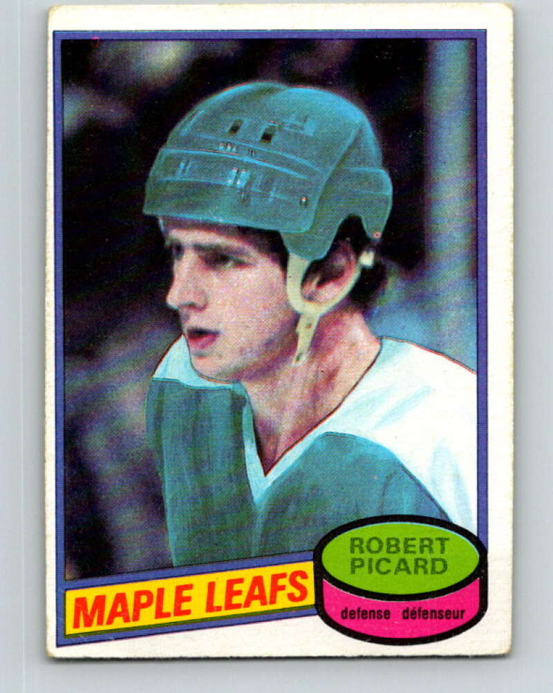 1980-81 O-Pee-Chee #255 Robert Picard  Toronto Maple Leafs  V39658