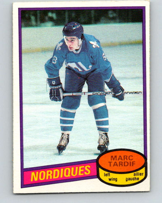 1980-81 O-Pee-Chee #256 Marc Tardif  Quebec Nordiques  V39665