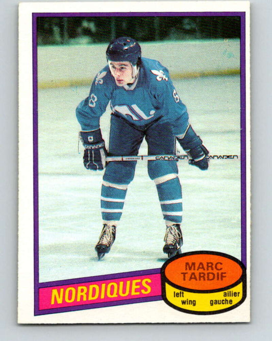 1980-81 O-Pee-Chee #256 Marc Tardif  Quebec Nordiques  V39668