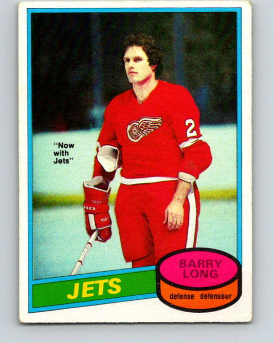 1980-81 O-Pee-Chee #258 Barry Long  Winnipeg Jets  V39671