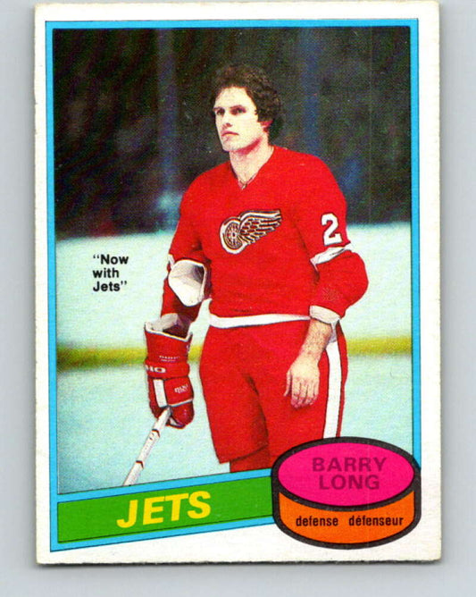 1980-81 O-Pee-Chee #258 Barry Long  Winnipeg Jets  V39672