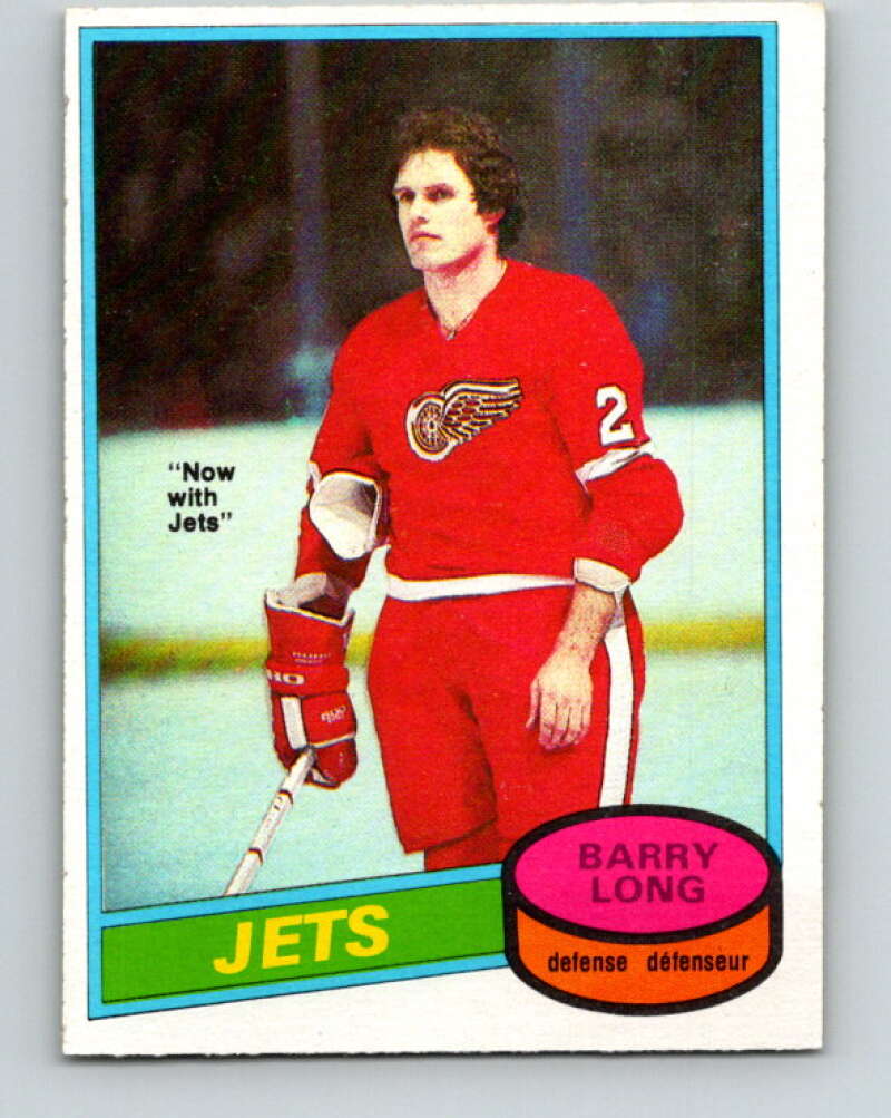 1980-81 O-Pee-Chee #258 Barry Long  Winnipeg Jets  V39674