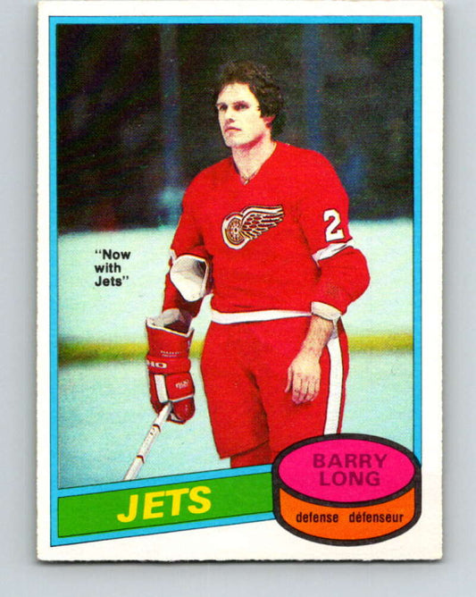 1980-81 O-Pee-Chee #258 Barry Long  Winnipeg Jets  V39678