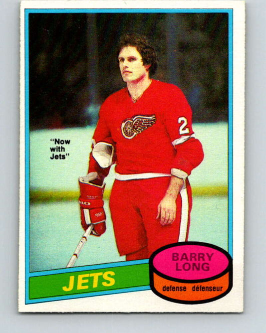 1980-81 O-Pee-Chee #258 Barry Long  Winnipeg Jets  V39679
