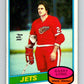 1980-81 O-Pee-Chee #258 Barry Long  Winnipeg Jets  V39681