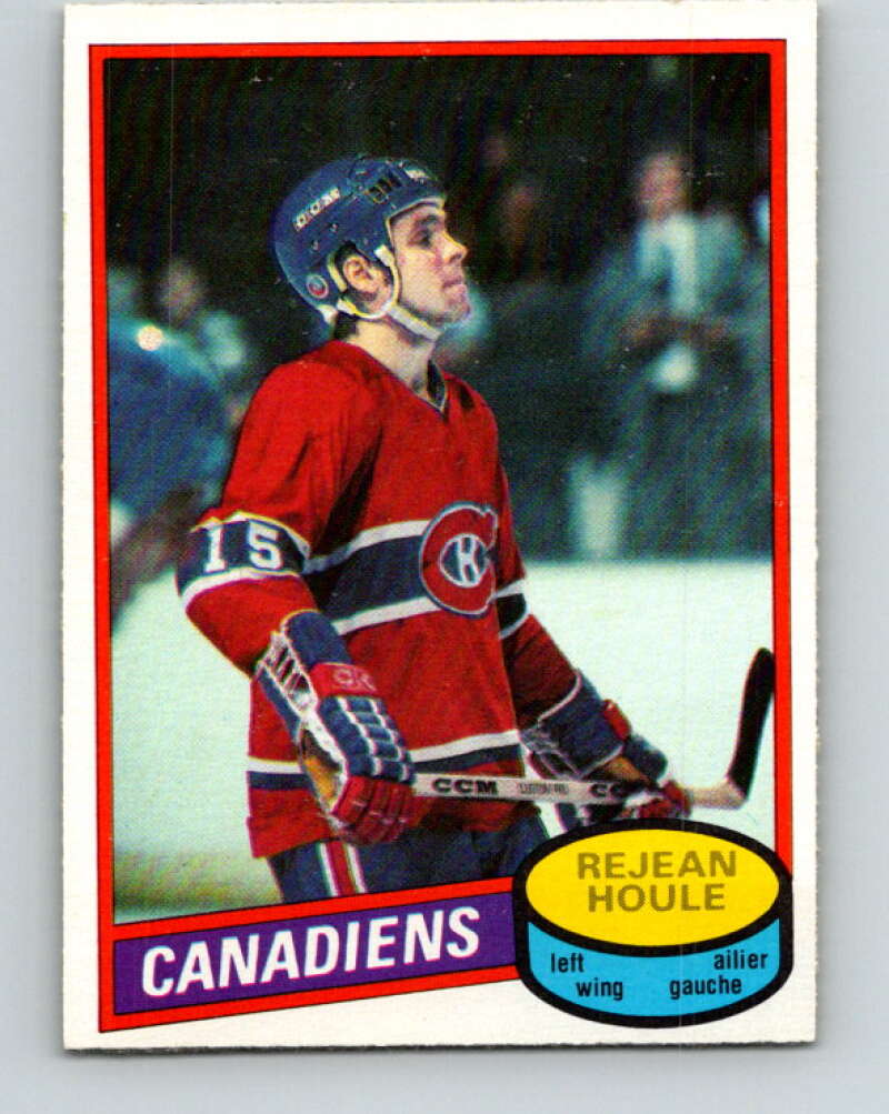 1980-81 O-Pee-Chee #261 Rejean Houle  Montreal Canadiens  V39704