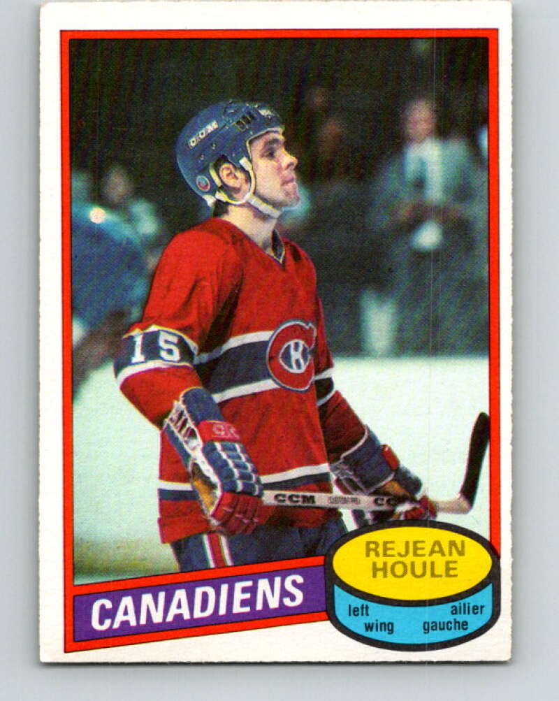 1980-81 O-Pee-Chee #261 Rejean Houle  Montreal Canadiens  V39705