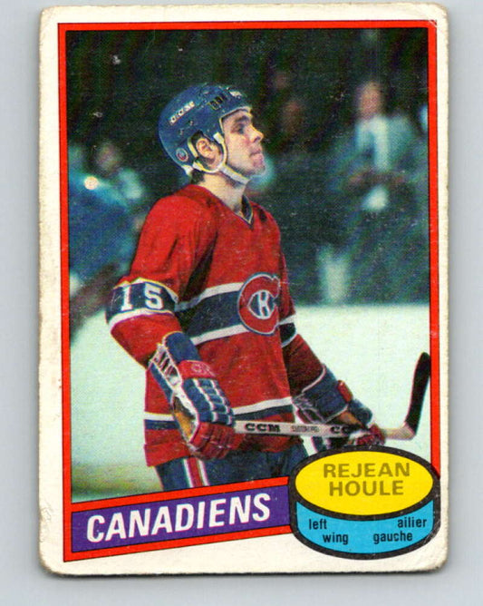 1980-81 O-Pee-Chee #261 Rejean Houle  Montreal Canadiens  V39706