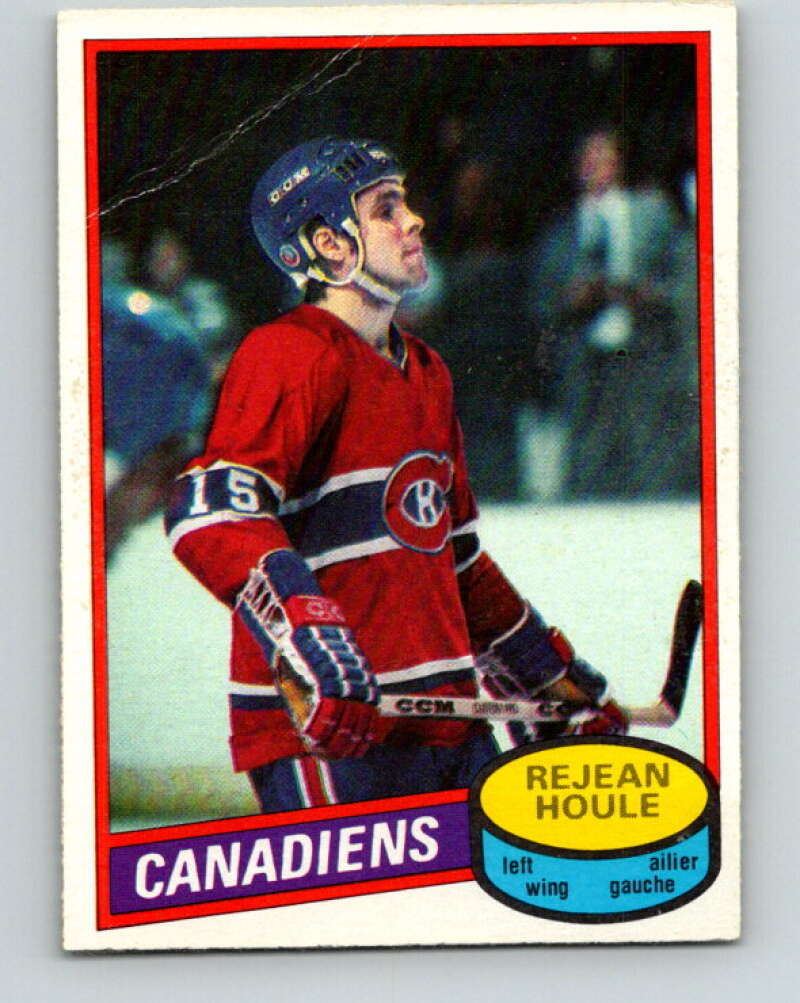 1980-81 O-Pee-Chee #261 Rejean Houle  Montreal Canadiens  V39707