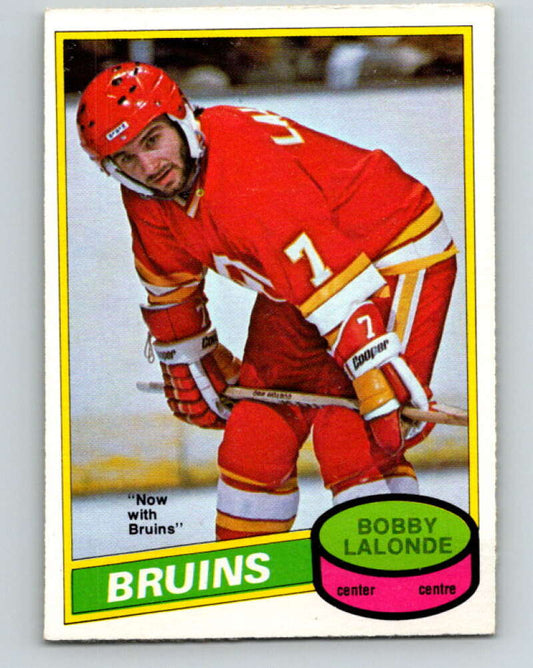 1980-81 O-Pee-Chee #265 Bobby Lalonde  Boston Bruins  V39746