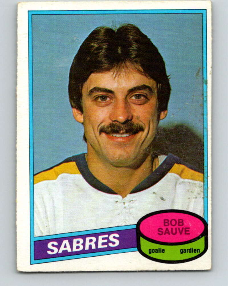 1980-81 O-Pee-Chee #266 Bob Sauve  Buffalo Sabres  V39755