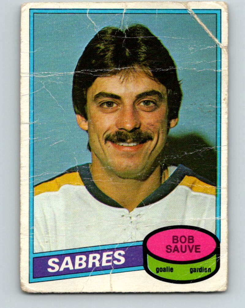 1980-81 O-Pee-Chee #266 Bob Sauve  Buffalo Sabres  V39756