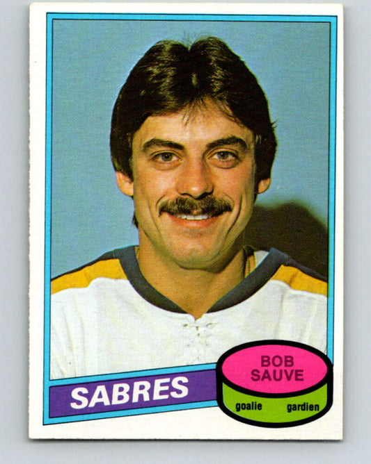 1980-81 O-Pee-Chee #266 Bob Sauve  Buffalo Sabres  V39761