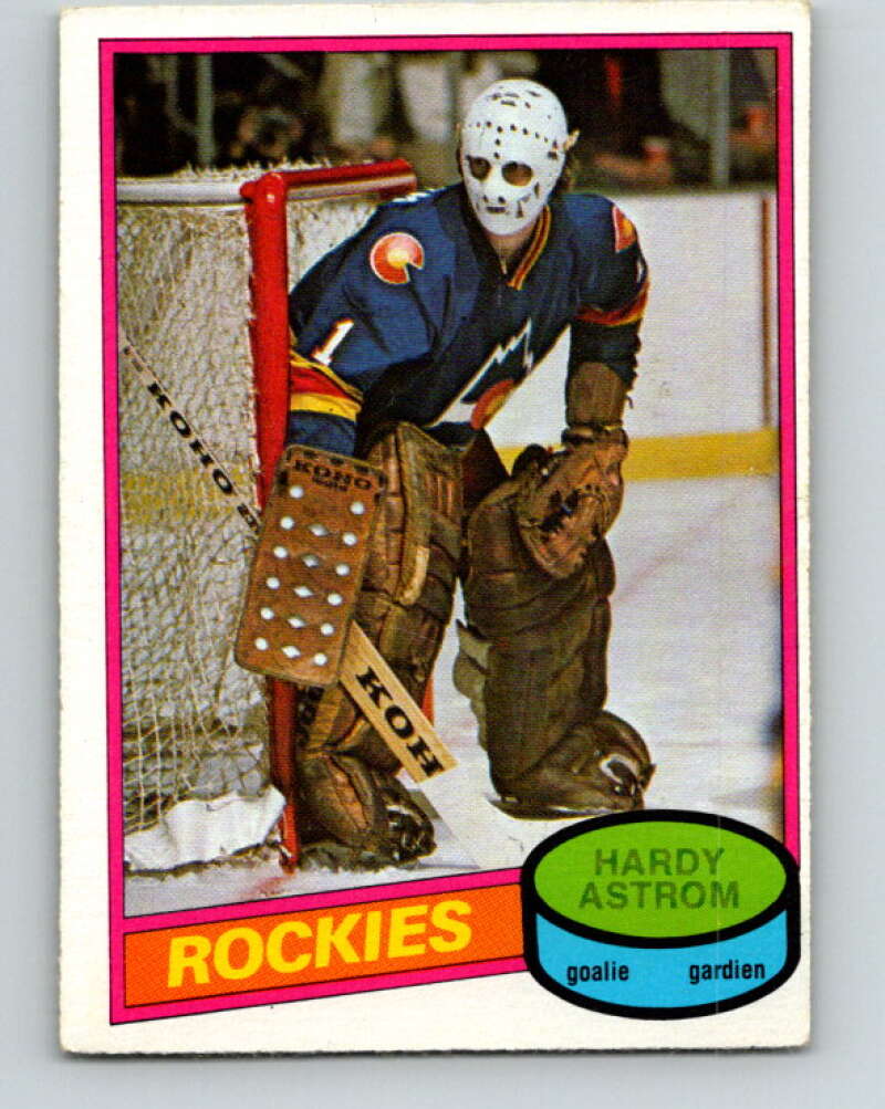 1980-81 O-Pee-Chee #269 Hardy Astrom  RC Rookie Colorado Rockies  V39788
