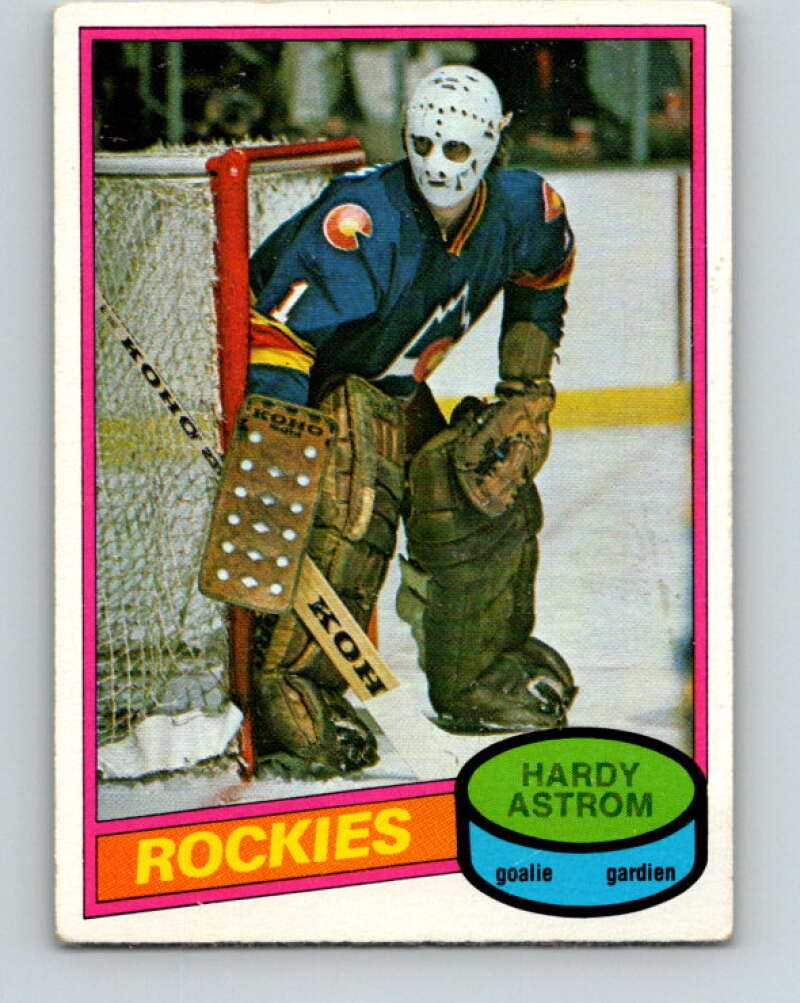 1980-81 O-Pee-Chee #269 Hardy Astrom  RC Rookie Colorado Rockies  V39789