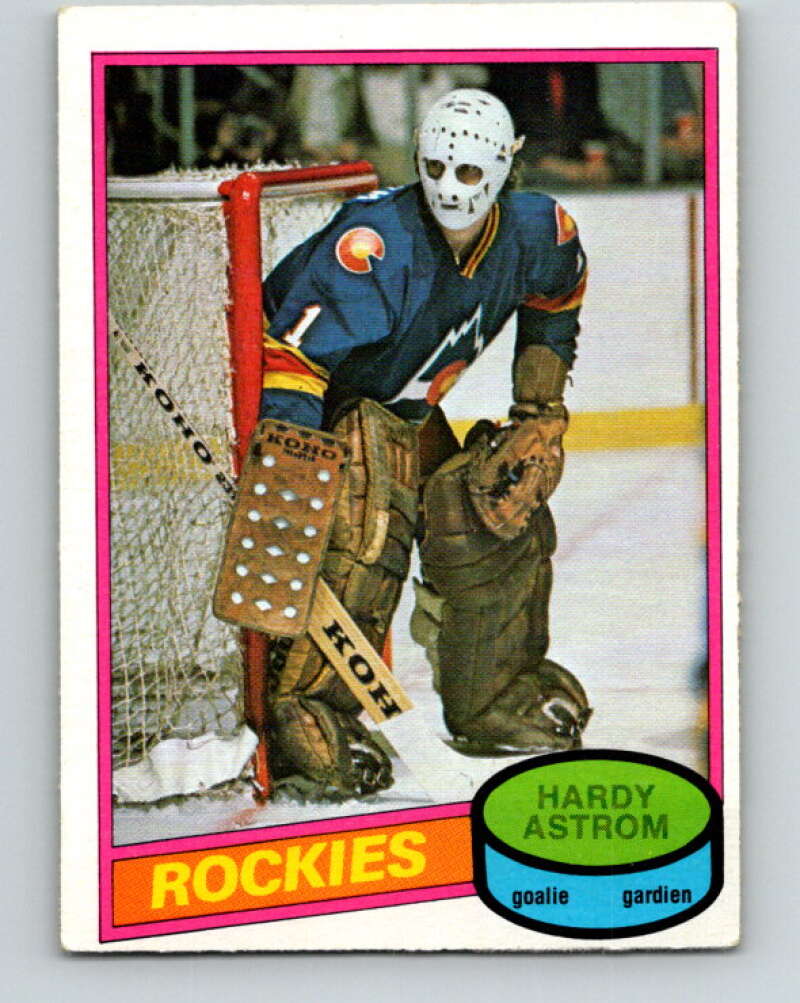 1980-81 O-Pee-Chee #269 Hardy Astrom  RC Rookie Colorado Rockies  V39792