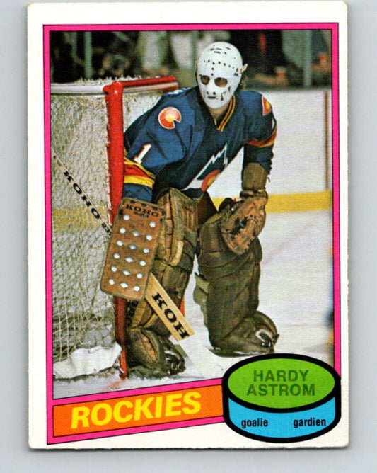 1980-81 O-Pee-Chee #269 Hardy Astrom  RC Rookie Colorado Rockies  V39792