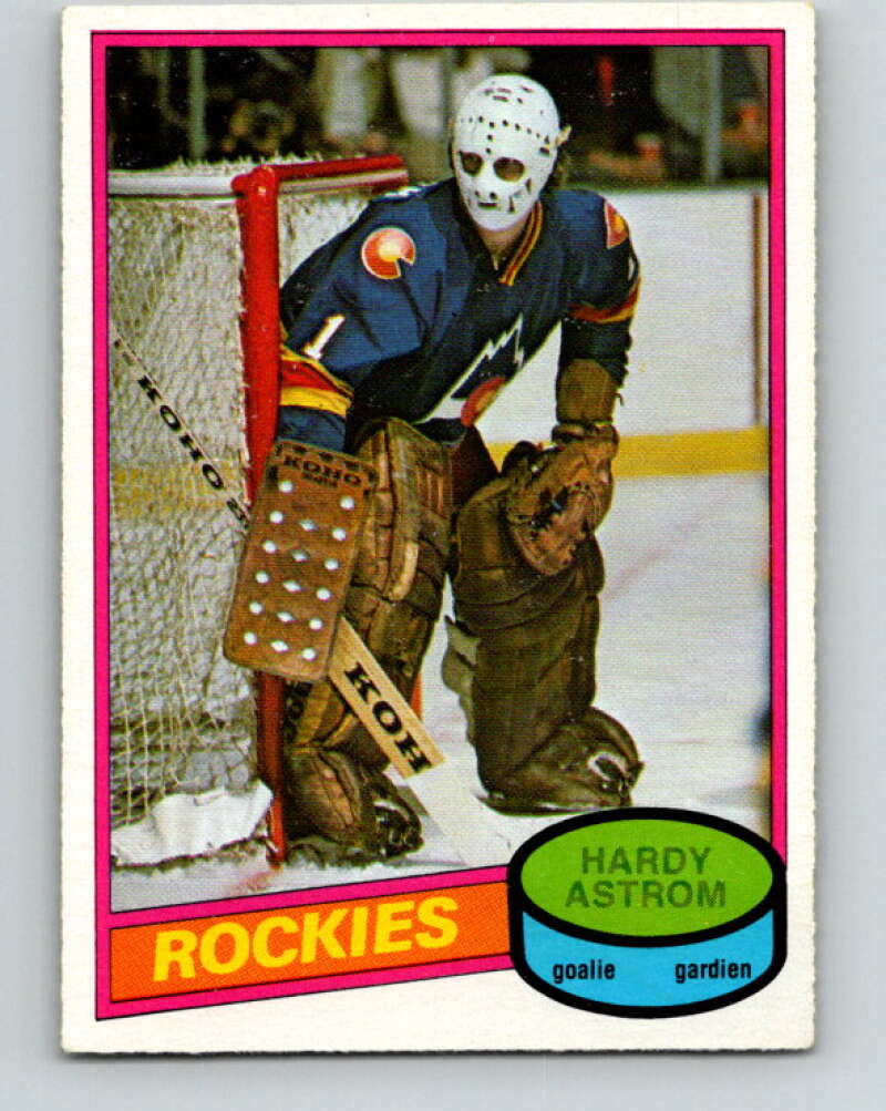 1980-81 O-Pee-Chee #269 Hardy Astrom  RC Rookie Colorado Rockies  V39793