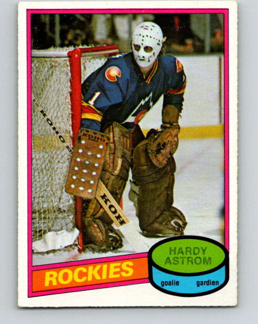 1980-81 O-Pee-Chee #269 Hardy Astrom  RC Rookie Colorado Rockies  V39793