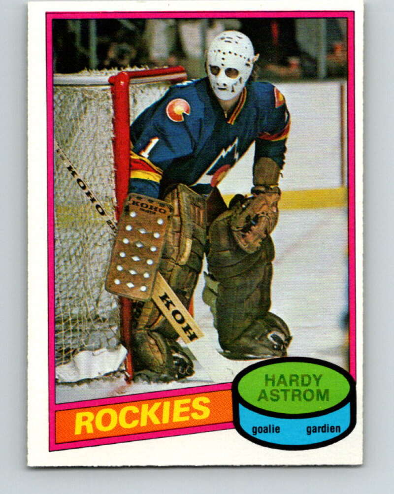 1980-81 O-Pee-Chee #269 Hardy Astrom  RC Rookie Colorado Rockies  V39795