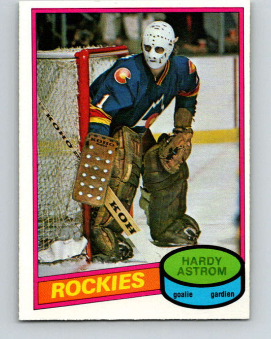 1980-81 O-Pee-Chee #269 Hardy Astrom  RC Rookie Colorado Rockies  V39795