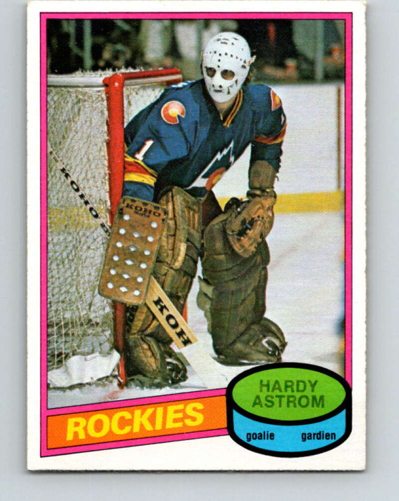 1980-81 O-Pee-Chee #269 Hardy Astrom  RC Rookie Colorado Rockies  V39796