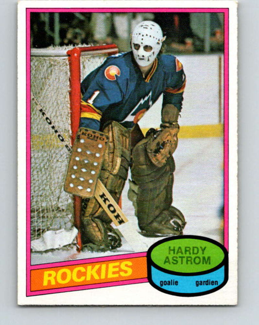 1980-81 O-Pee-Chee #269 Hardy Astrom  RC Rookie Colorado Rockies  V39796