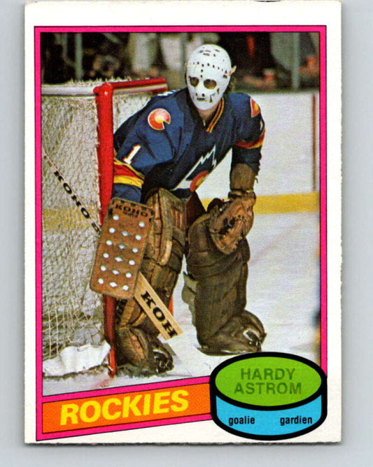 1980-81 O-Pee-Chee #269 Hardy Astrom  RC Rookie Colorado Rockies  V39798