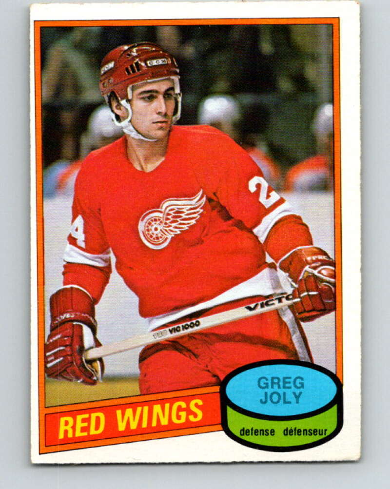 1980-81 O-Pee-Chee #270 Greg Joly  Detroit Red Wings  V39801