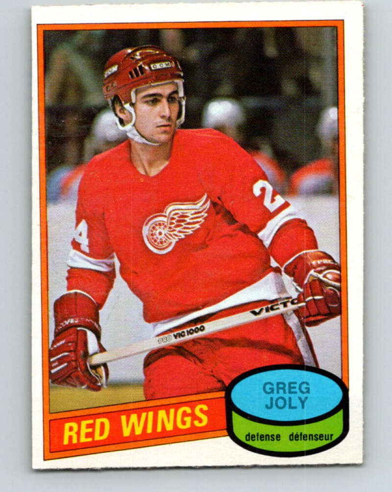 1980-81 O-Pee-Chee #270 Greg Joly  Detroit Red Wings  V39805