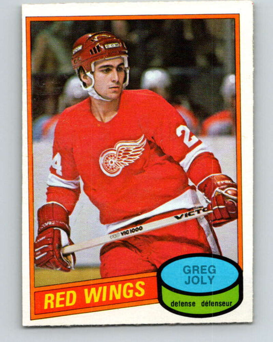 1980-81 O-Pee-Chee #270 Greg Joly  Detroit Red Wings  V39805