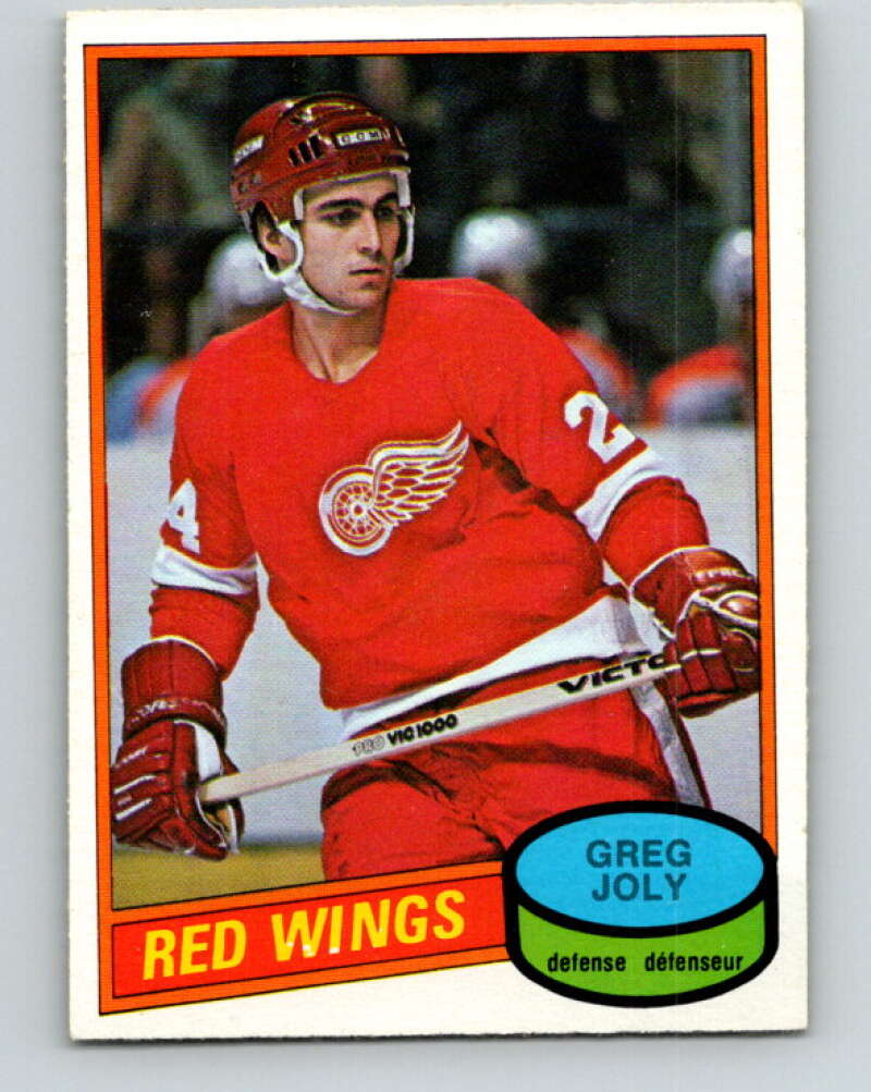 1980-81 O-Pee-Chee #270 Greg Joly  Detroit Red Wings  V39808