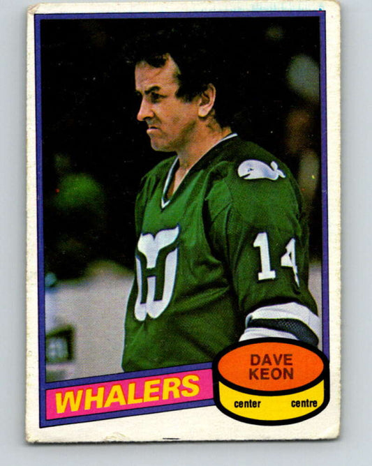 1980-81 O-Pee-Chee #272 Dave Keon  Hartford Whalers  V39822