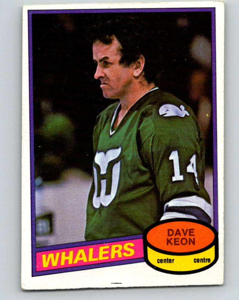 1980-81 O-Pee-Chee #272 Dave Keon  Hartford Whalers  V39826