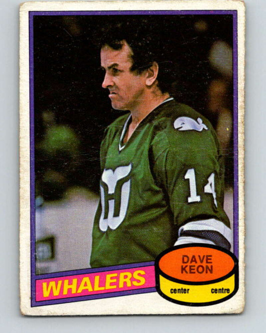 1980-81 O-Pee-Chee #272 Dave Keon  Hartford Whalers  V39828