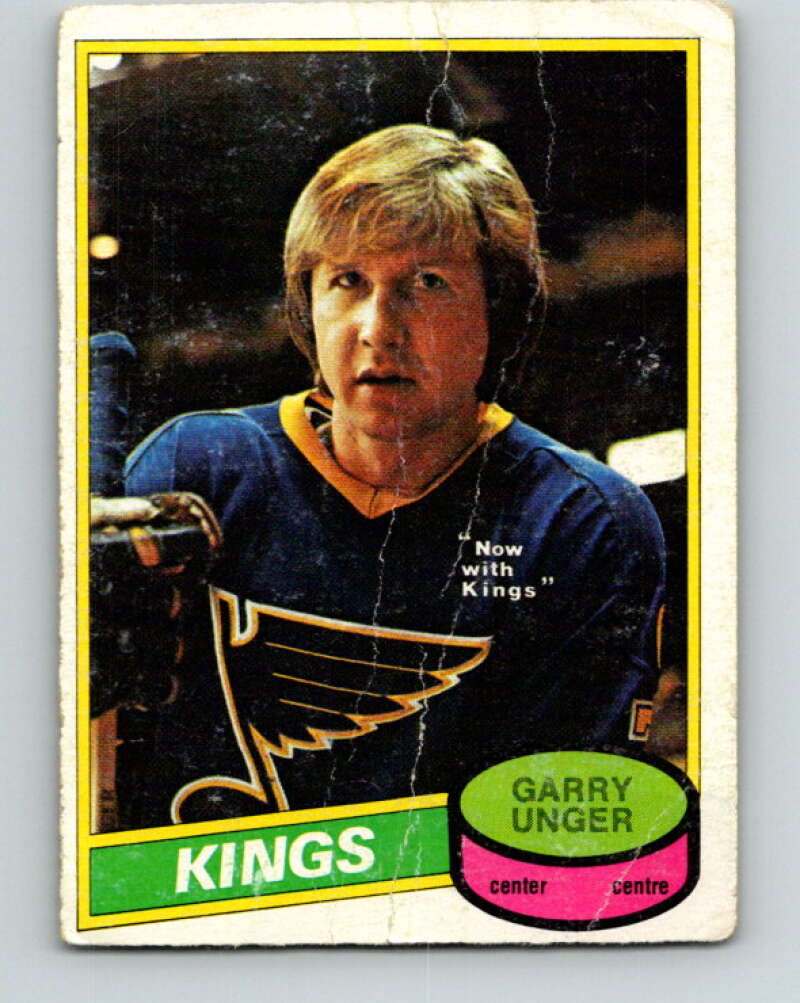 1980-81 O-Pee-Chee #273 Garry Unger  Los Angeles Kings  V39838