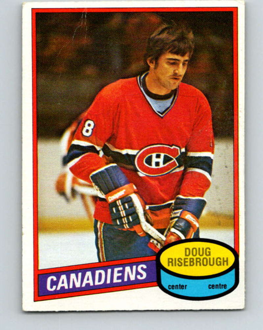 1980-81 O-Pee-Chee #275 Doug Risebrough UER  Montreal Canadiens  V39856