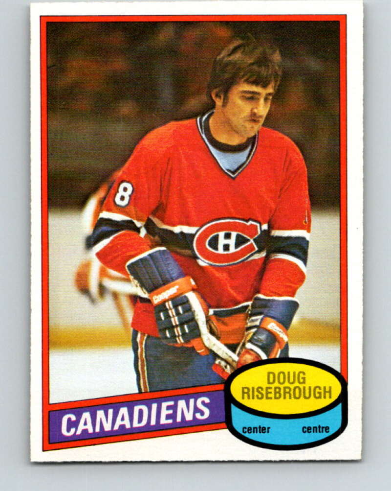 1980-81 O-Pee-Chee #275 Doug Risebrough UER  Montreal Canadiens  V39857