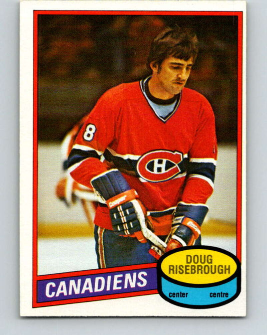 1980-81 O-Pee-Chee #275 Doug Risebrough UER  Montreal Canadiens  V39858