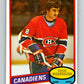 1980-81 O-Pee-Chee #275 Doug Risebrough UER  Montreal Canadiens  V39861