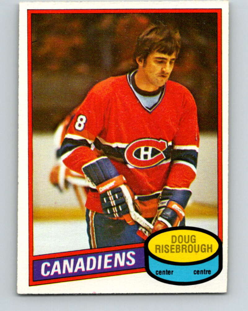 1980-81 O-Pee-Chee #275 Doug Risebrough UER  Montreal Canadiens  V39861