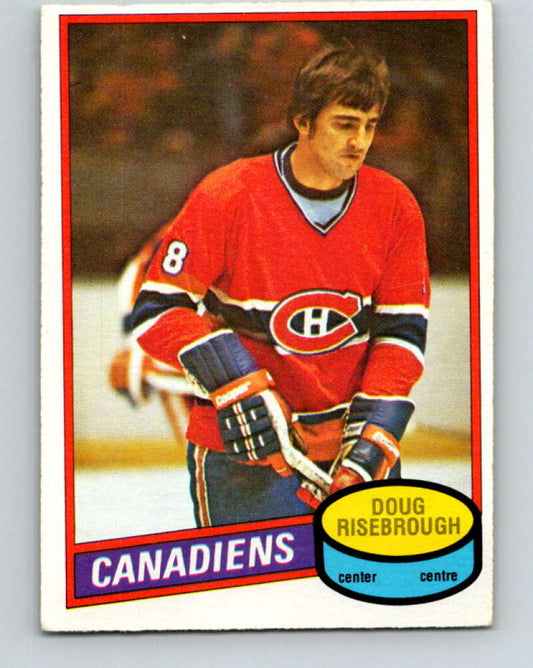 1980-81 O-Pee-Chee #275 Doug Risebrough UER  Montreal Canadiens  V39864