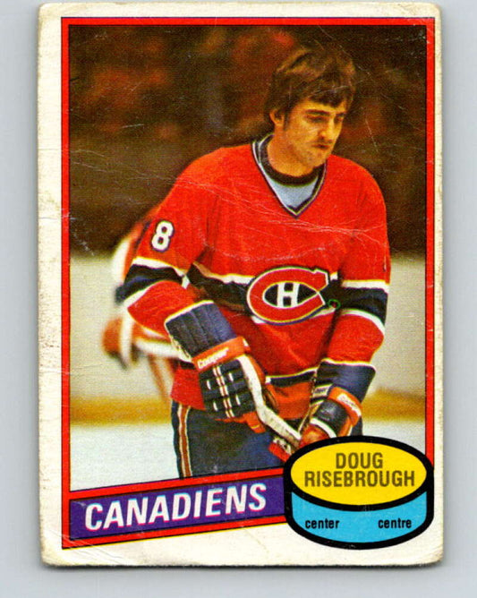 1980-81 O-Pee-Chee #275 Doug Risebrough UER  Montreal Canadiens  V39866