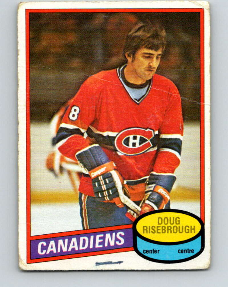 1980-81 O-Pee-Chee #275 Doug Risebrough UER  Montreal Canadiens  V39867