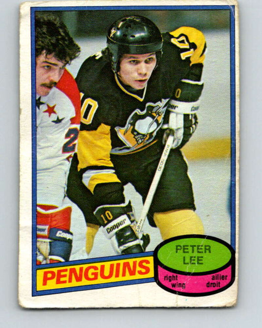 1980-81 O-Pee-Chee #278 Peter Lee  Pittsburgh Penguins  V39886